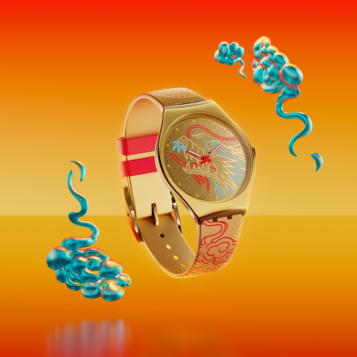 Swatch SYXZ104 zegarek damski klasyczny Skin pasek - miniatura 10