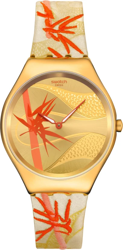 Swatch SYXZ105 Skin GOLDEN RED BAMBOO