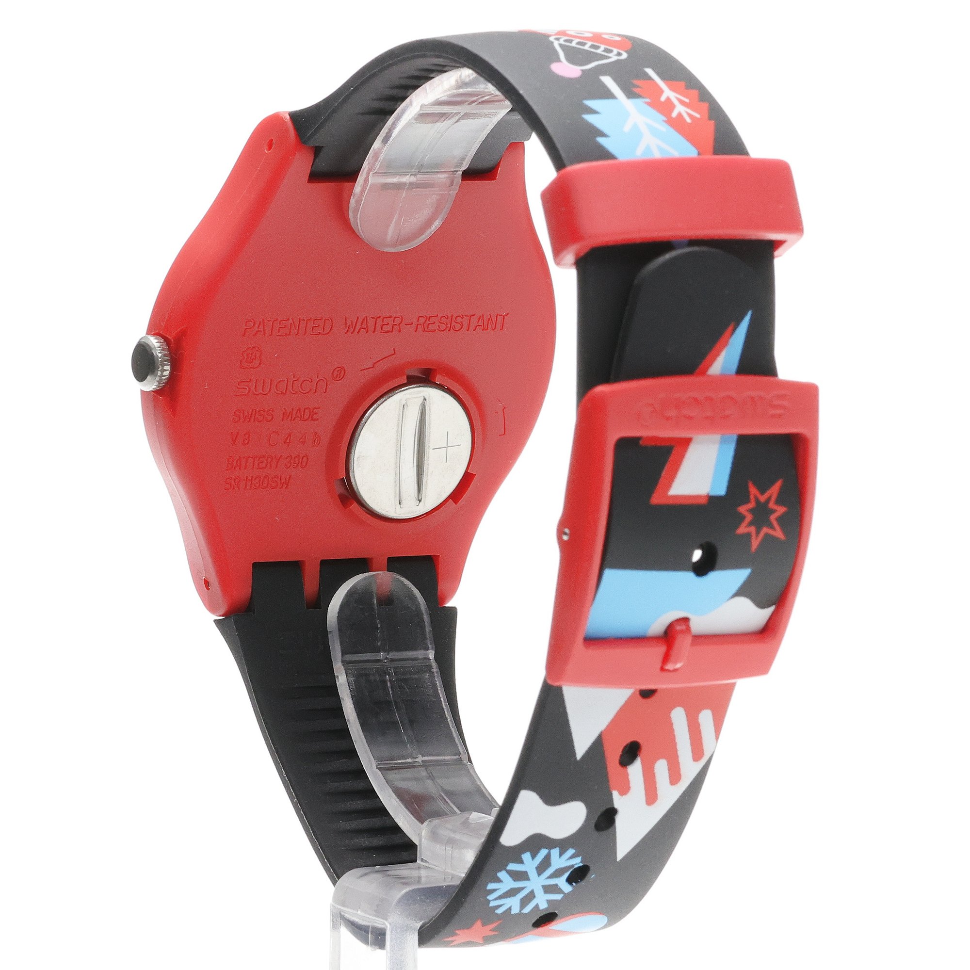 Swatch SZS38 zegarek dla dzieci Originals czerwony - miniatura 4