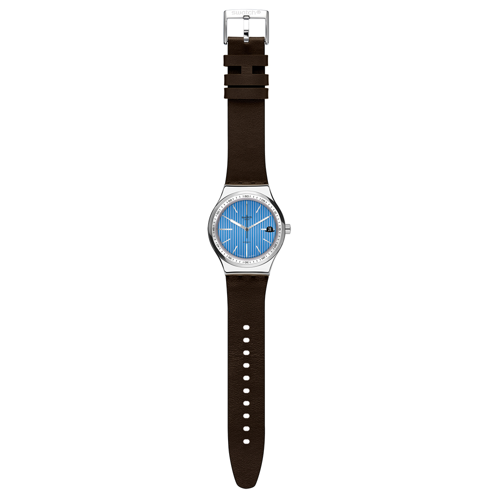 Swatch YIZ405 CLASSIC LINES zegarek klasyczny Originals Sistem 51 - miniatura 2