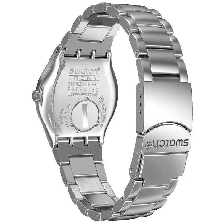 Swatch YLS468GC zegarek srebrny klasyczny Irony bransoleta - miniatura 8