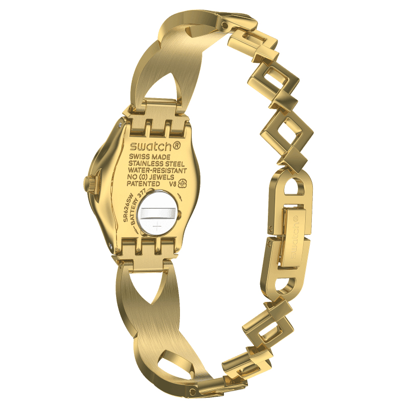 Swatch YSG164G GOLDY HUG zegarek klasyczny Irony - miniatura 4