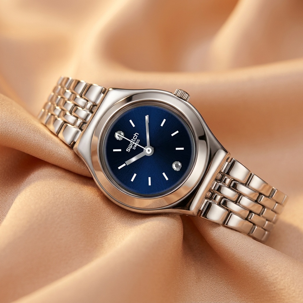 Swatch YSS288G Irony SLOANE zegarek dla dzieci klasyczny akrylowe