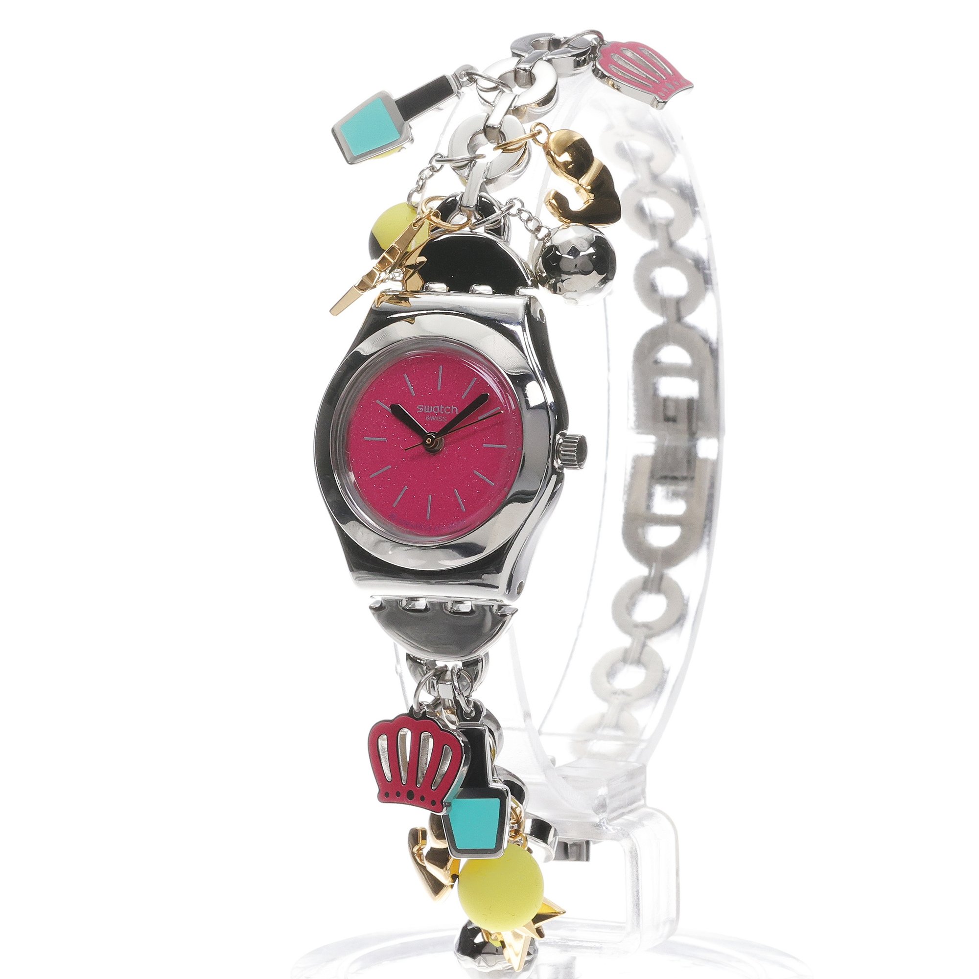 Swatch YSZ101G Irony THE CHARM OF MOM zegarek damski fashion-modowy akrylowe
