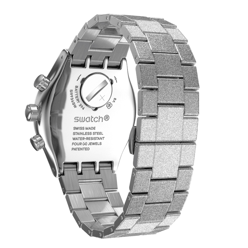 Swatch YVS472G SILVER EXPLOSION zegarek fashion/modowy Irony - miniatura 3