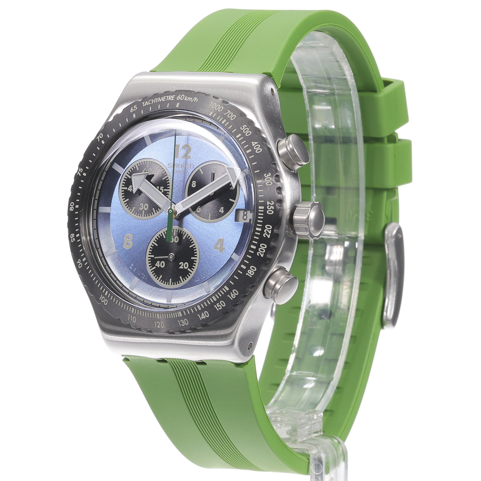 Swatch YVS531 Irony Dusk Thru The Leaves 43mm zegarek męski fashion-modowy szafirowe - miniatura 2