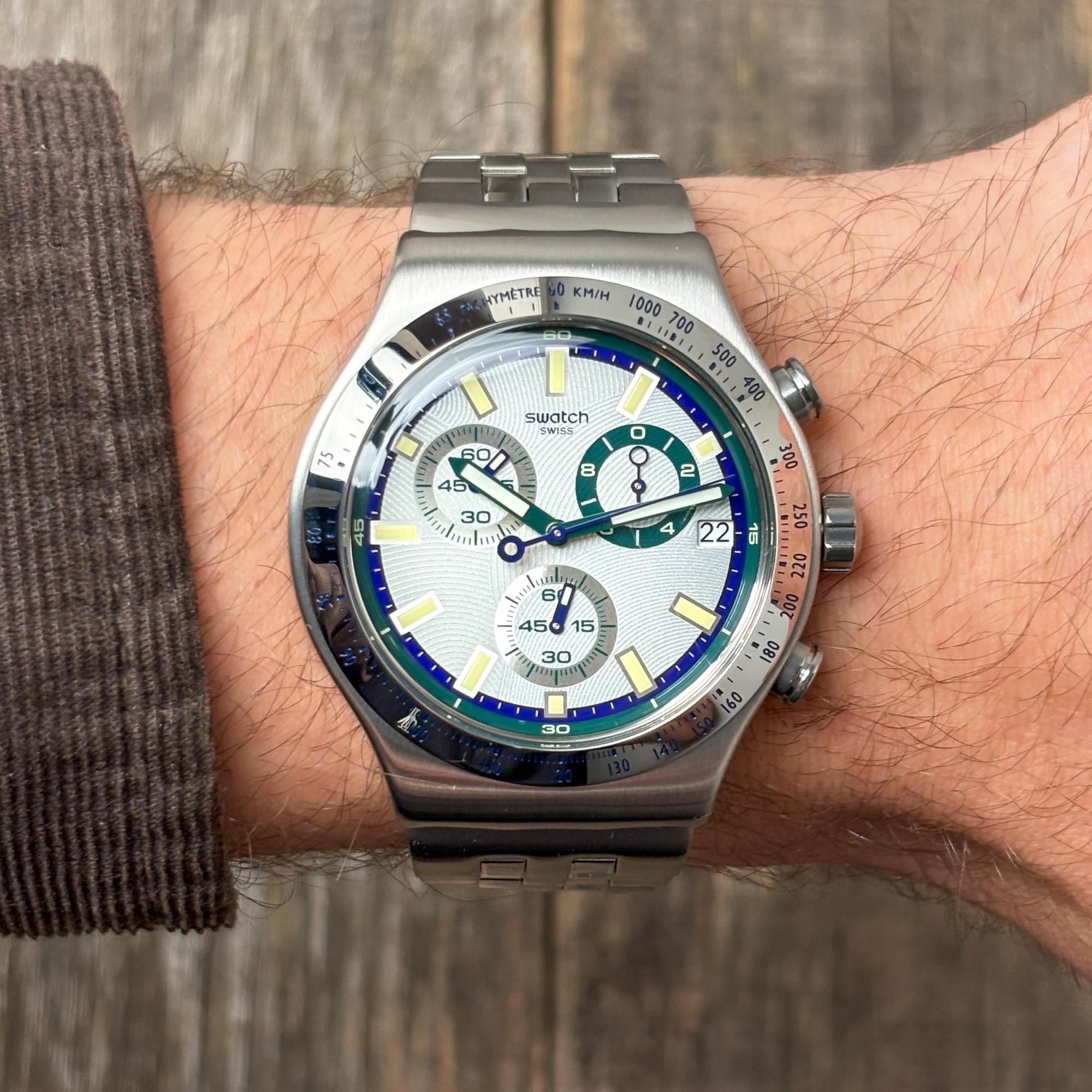 Swatch YVS539G zegarek Irony z chronograf - miniatura 8