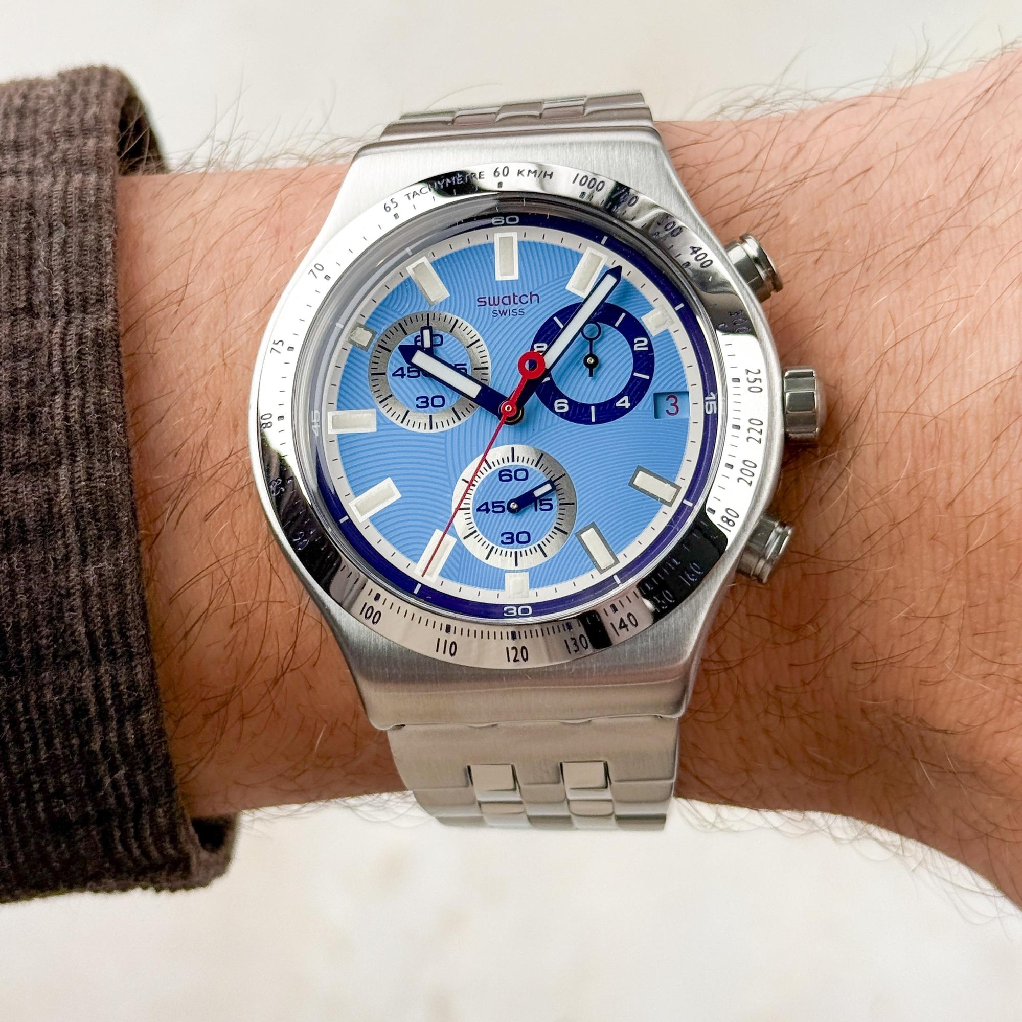 Swatch YVS541G MIDDAY IN THE MIRROR zegarek sportowy Irony - miniatura 8