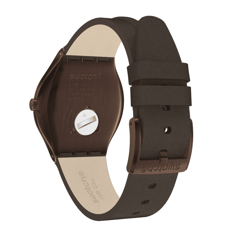 Swatch YWC100 COPPER TIME zegarek klasyczny Irony Big Classic - miniatura 8