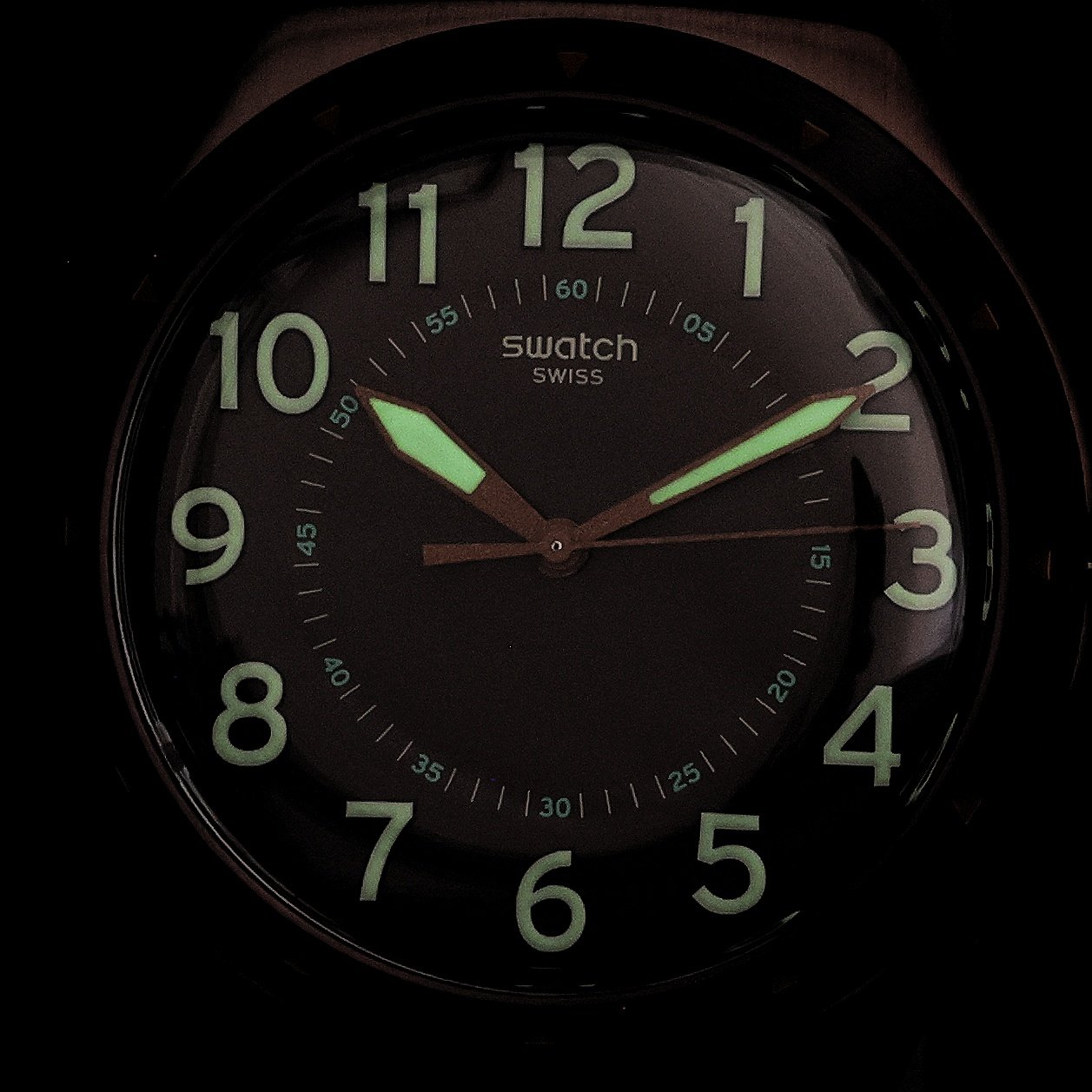 Swatch YWC100 Irony COPPER TIME zegarek męski klasyczny akrylowe - miniatura 5