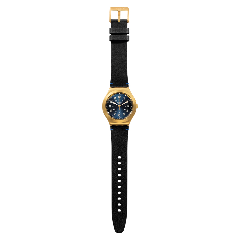 Swatch YWG408 HAPPY JOE GOLDEN zegarek klasyczny Originals - miniatura 2