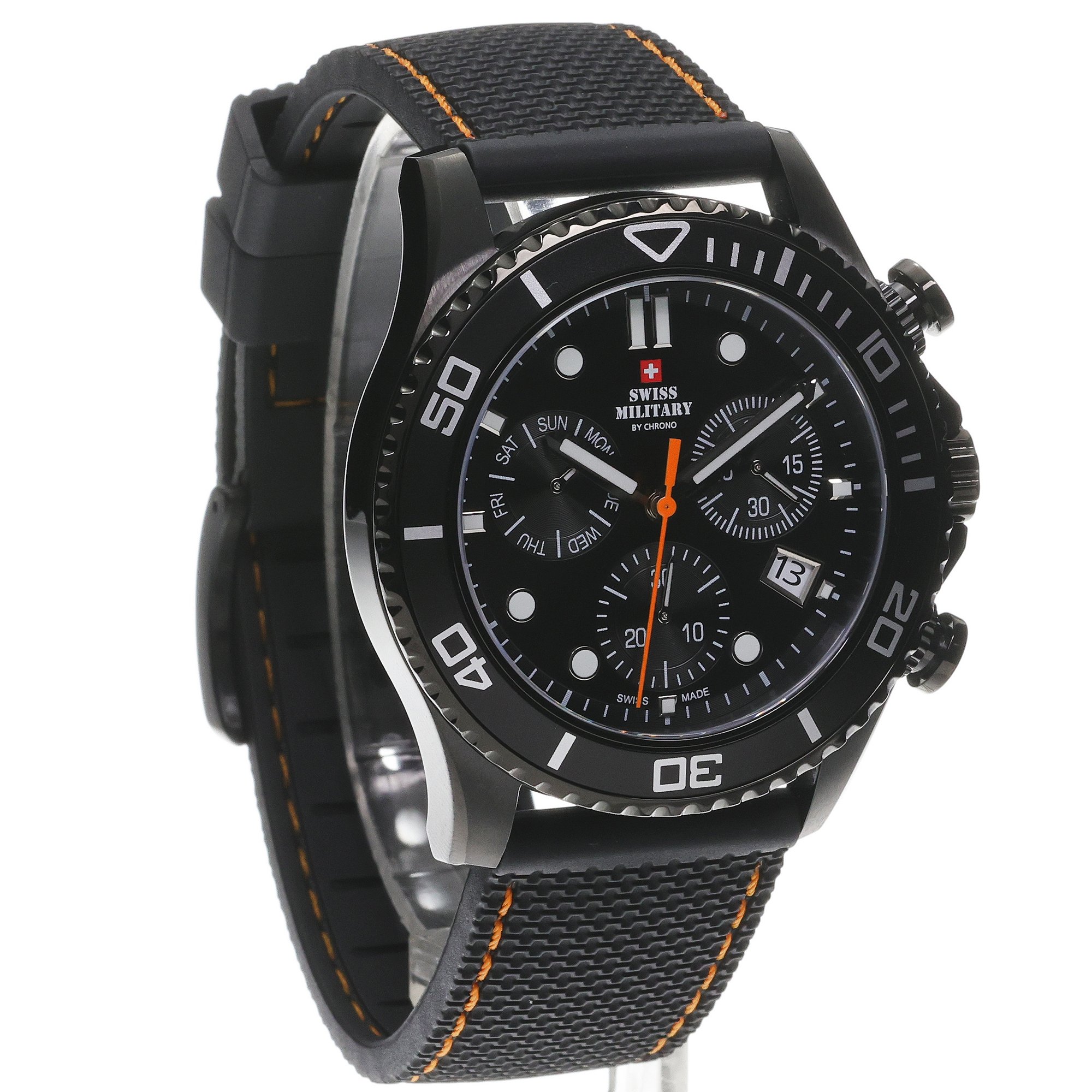 Swiss Military by Chrono SM3410108 Swiss Military XL Chronograph zegarek sportowy Męskie - miniatura 3
