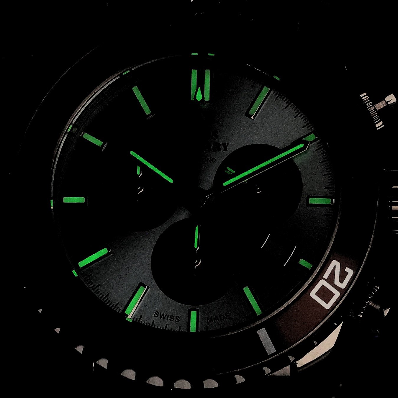 Swiss Military by Chrono SM3410306 zegarek srebrny sportowy Męskie bransoleta