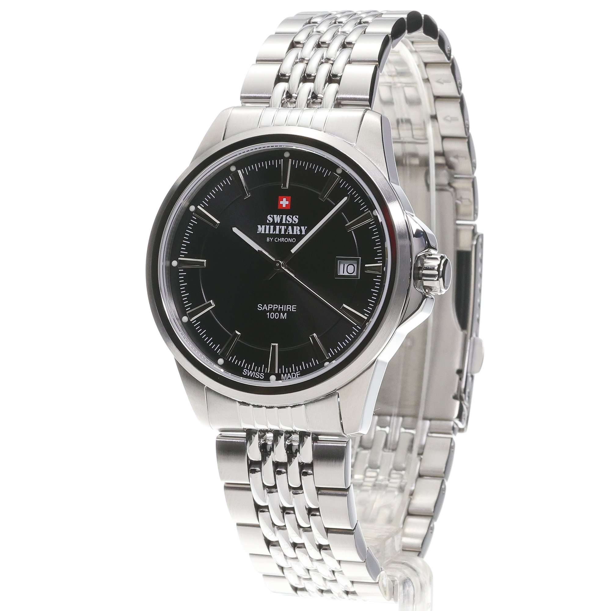 Swiss Military by Chrono SM3410401 Swiss Military Classic Steel zegarek klasyczny Męskie - miniatura 2