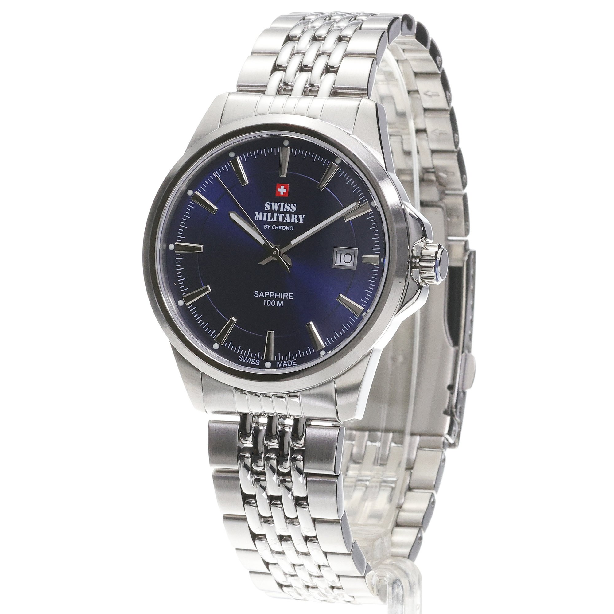 Swiss Military by Chrono SM3410403 Swiss Military Classic Steel zegarek klasyczny Męskie - miniatura 2