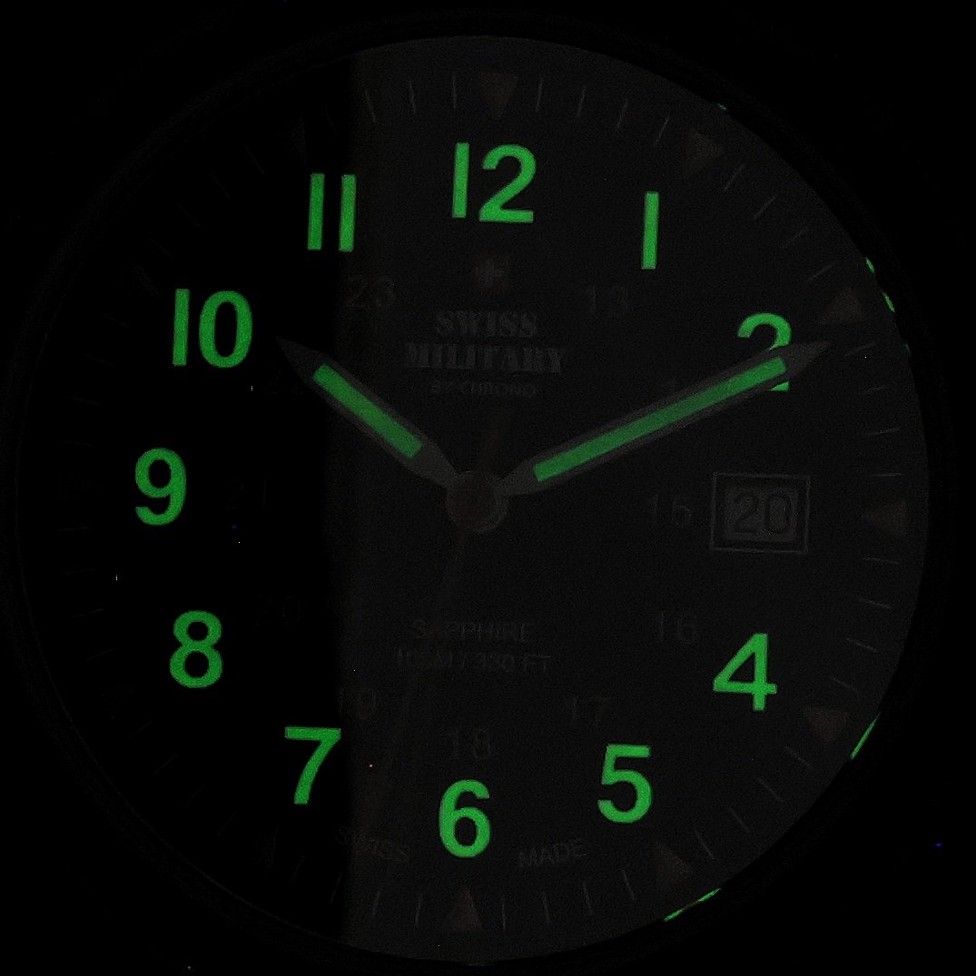 Swiss Military by Chrono SM3410805 zegarek szary klasyczny Męskie pasek - miniatura 5