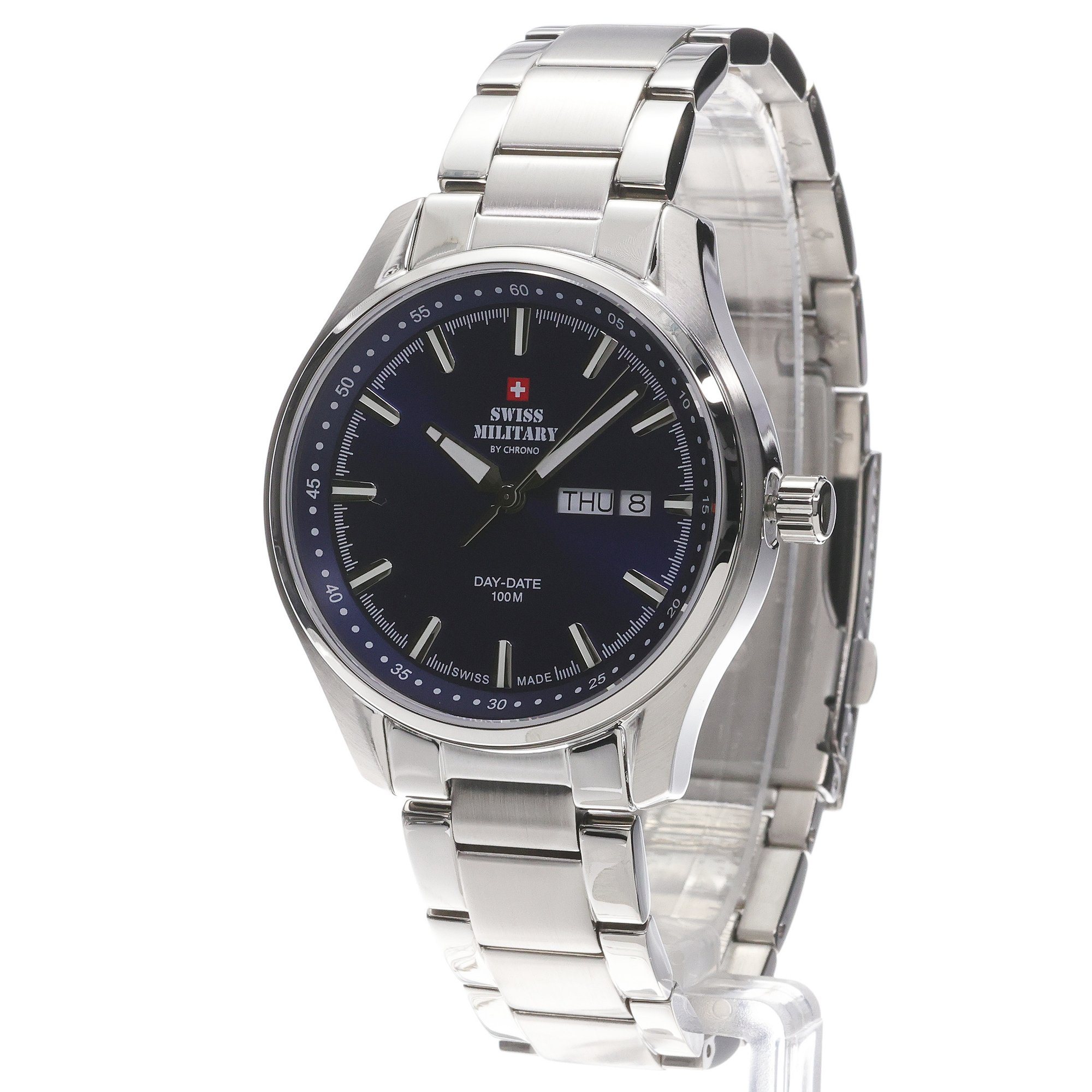 Swiss Military by Chrono SM3411603 Swiss Military Classic Day-Date zegarek klasyczny Męskie - miniatura 2