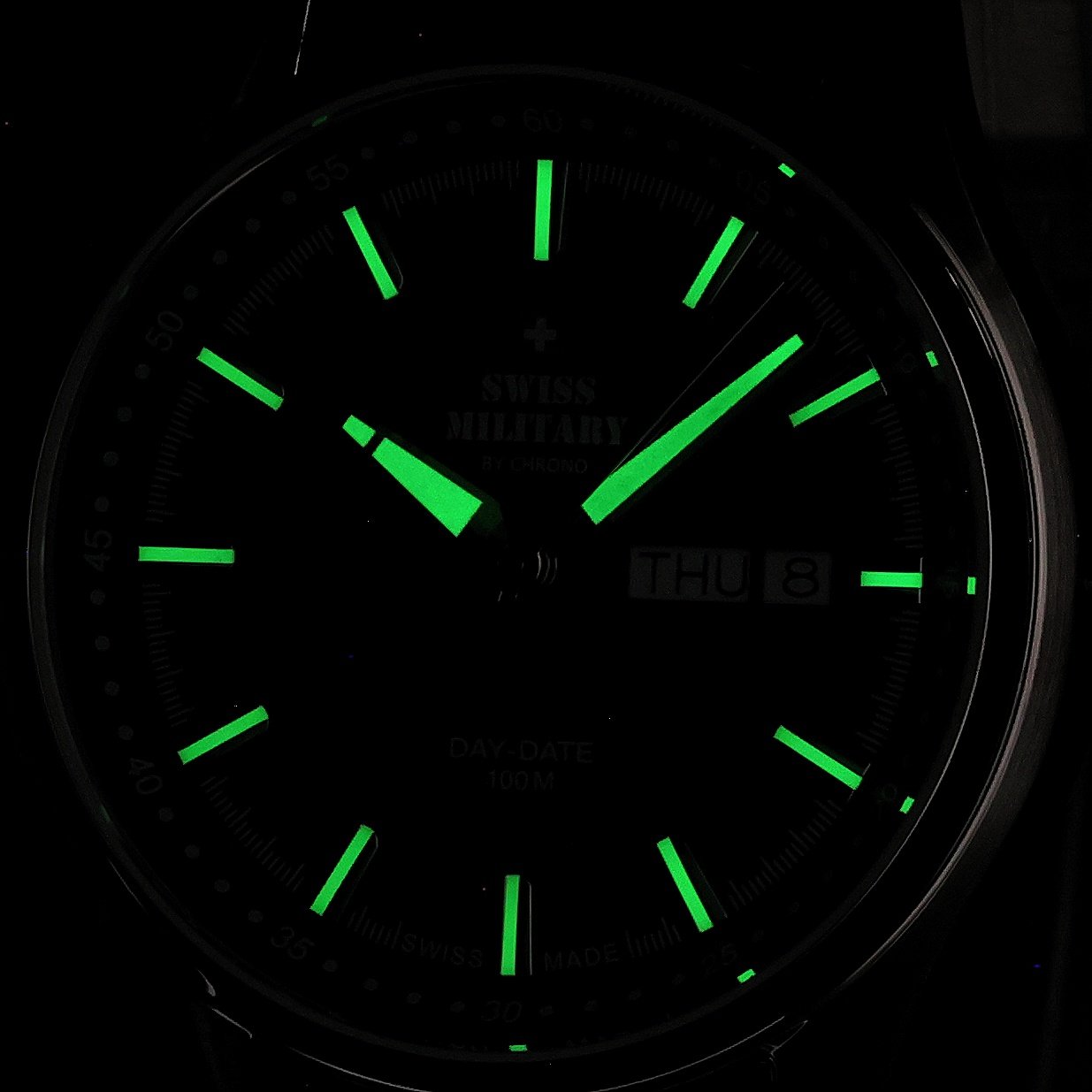 Swiss Military by Chrono SM3411603 zegarek srebrny klasyczny Męskie bransoleta - miniatura 5