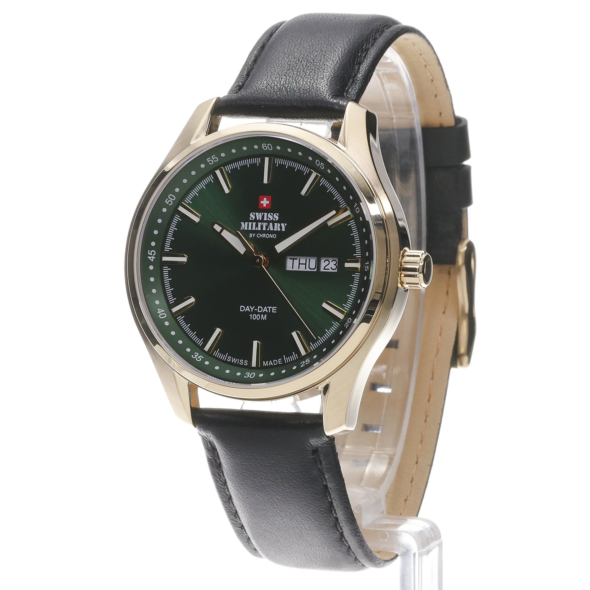 Swiss Military by Chrono SM3411607 Swiss Military Classic Day-Date zegarek klasyczny Męskie - miniatura 2