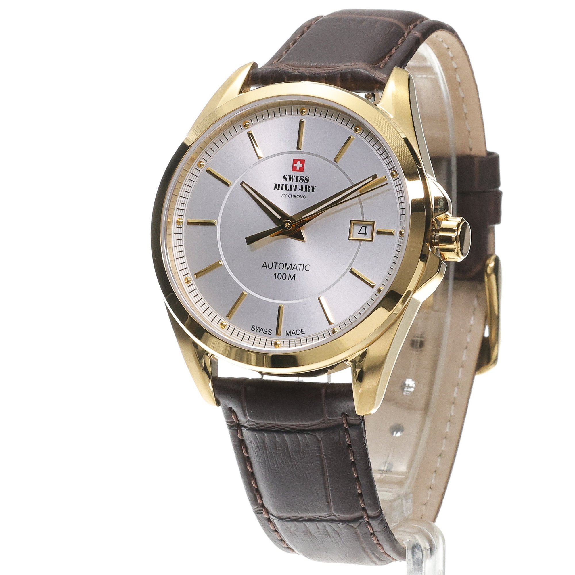 Swiss Military by Chrono SMA3408518 zegarek złoty klasyczny Męskie pasek - miniatura 2