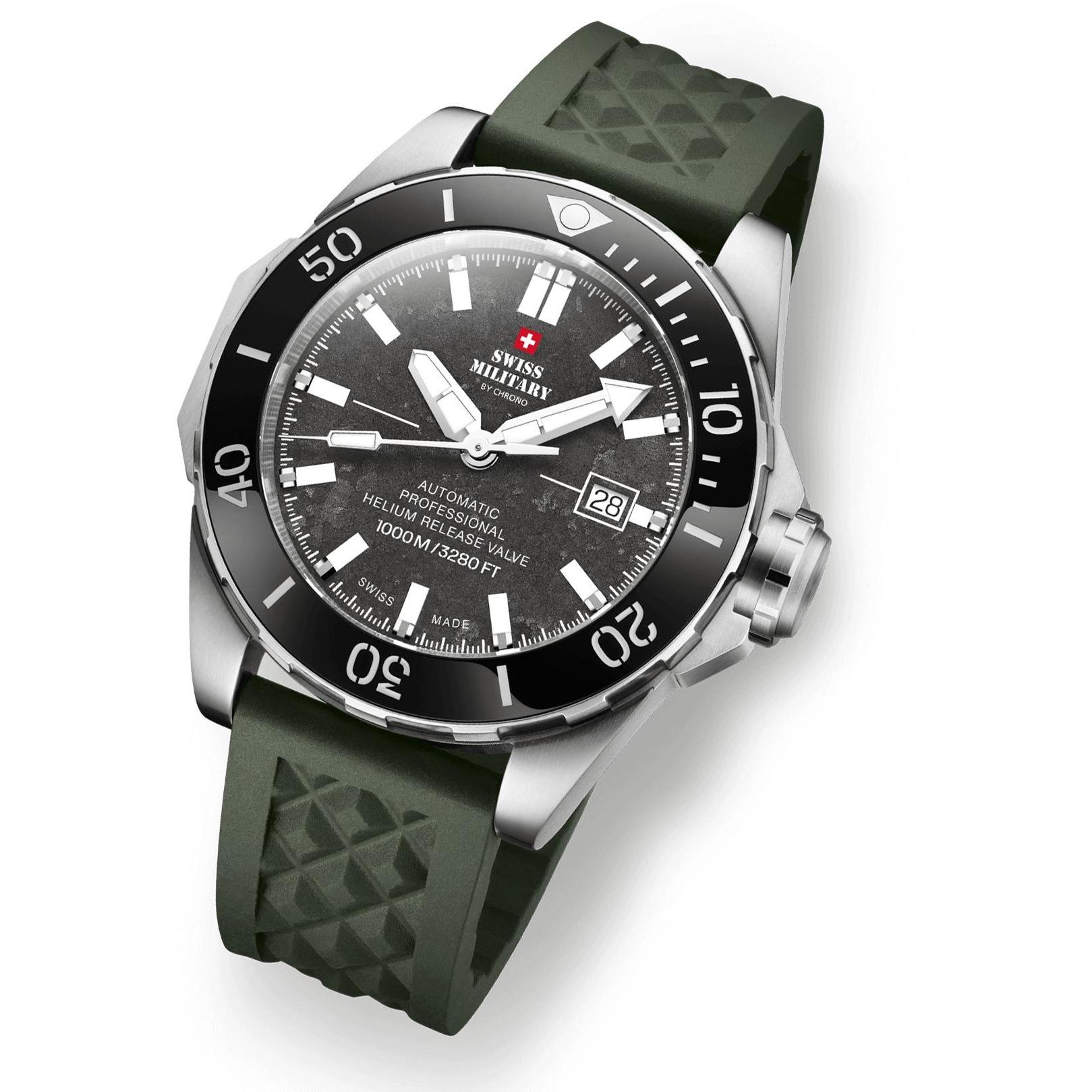 Swiss Military by Chrono SMA3409209 Swiss Military Automatic Dive 1000m zegarek elegancki Męskie - miniatura 4