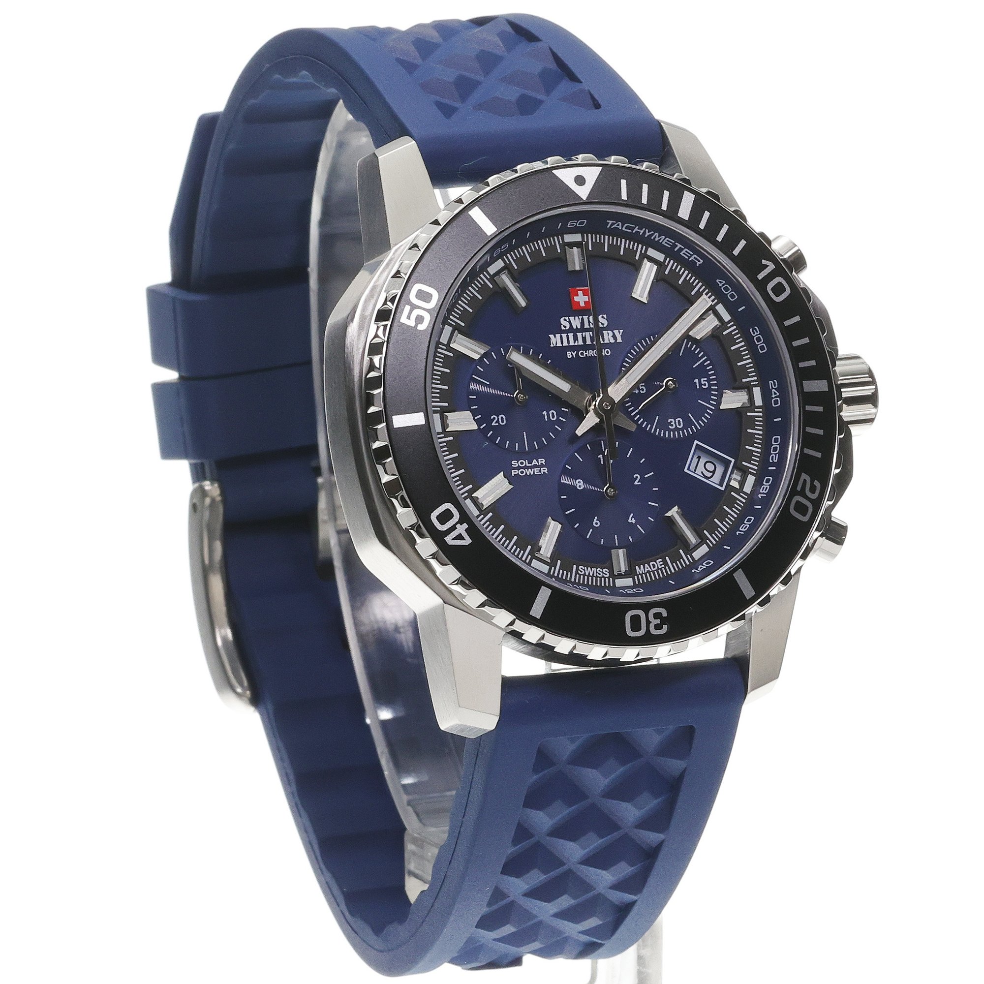 Swiss Military by Chrono SMS3411303 Swiss Military Solar Chronograph zegarek sportowy Męskie - miniatura 3