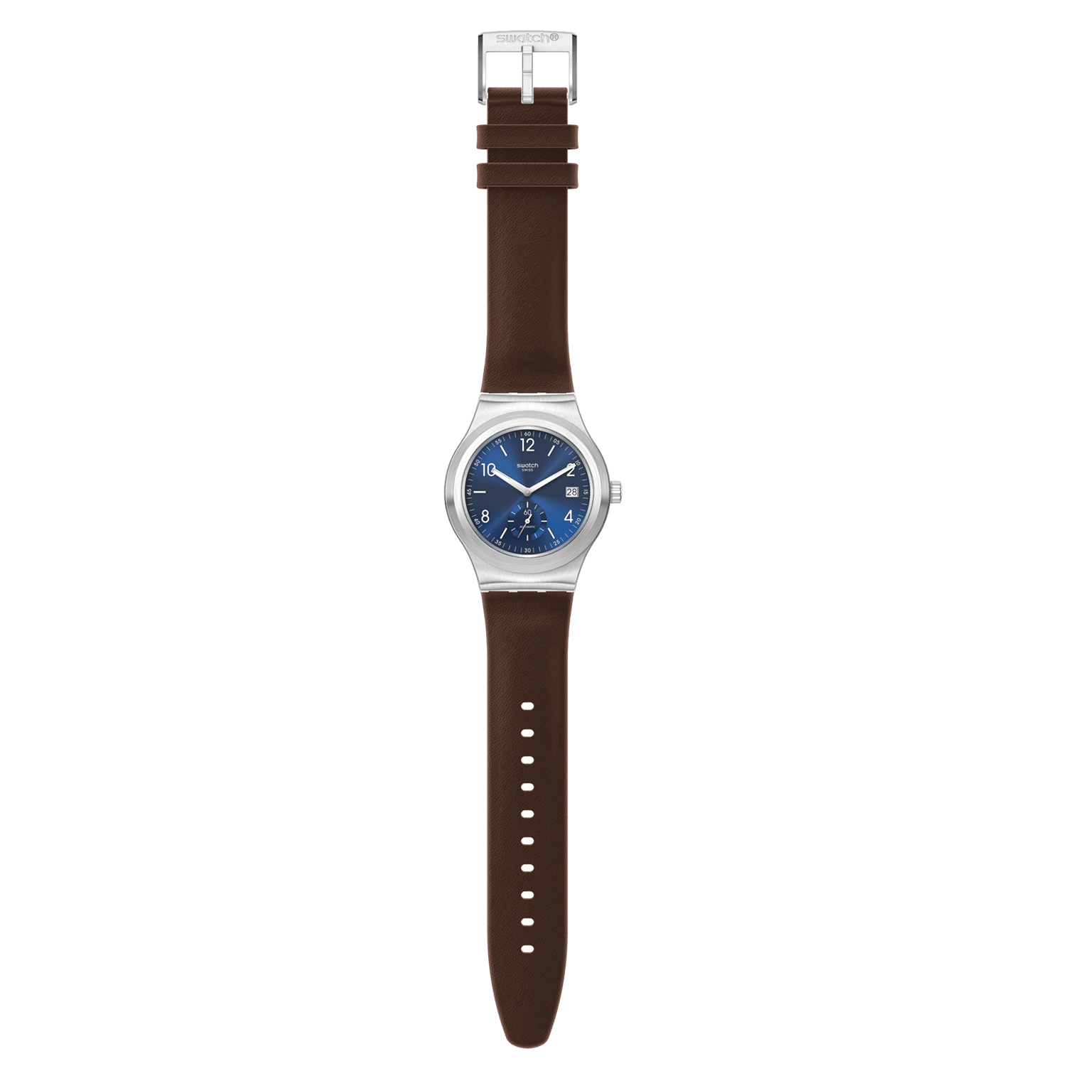 SY23S410 zegarek srebrny klasyczny Sistem 51 pasek - miniatura 2
