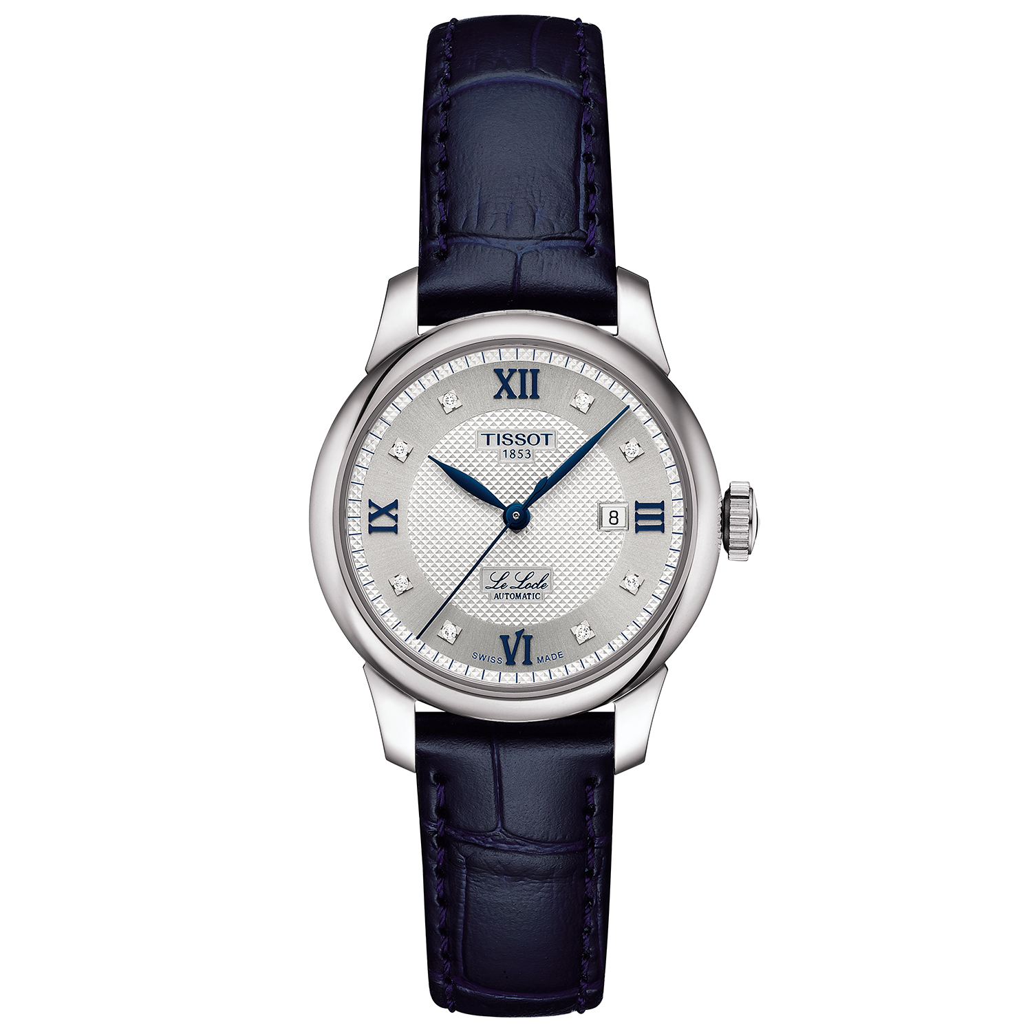 T0062071103601 Le Locle elegancki zegarek srebrny - miniatura 3