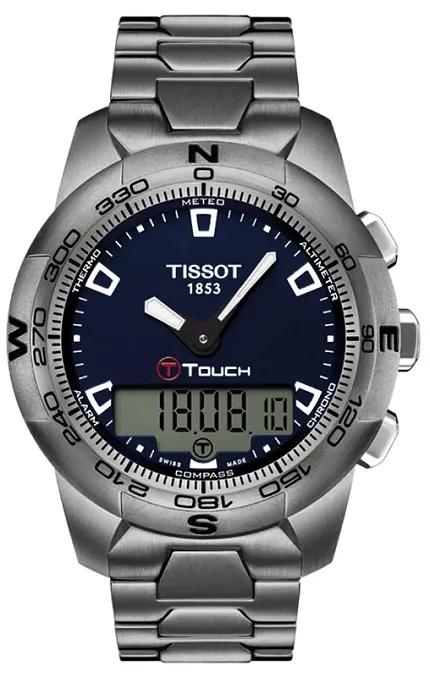 Tissot T047.420.44.041.00 T-Touch II T-TOUCH II BRUSHED TITANIUM - zdjęcie 1