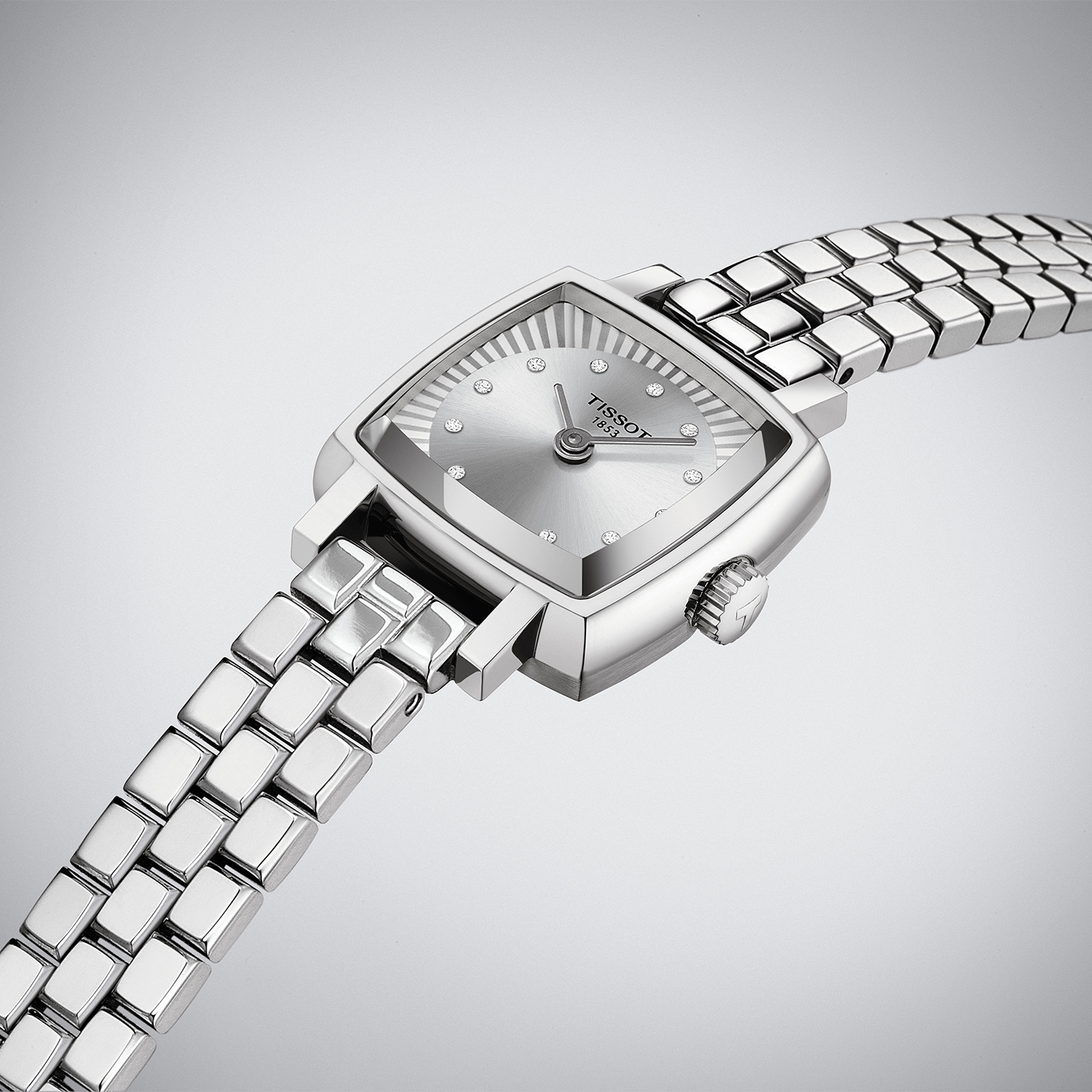T0581091103601 zegarek srebrny elegancki Lovely bransoleta
