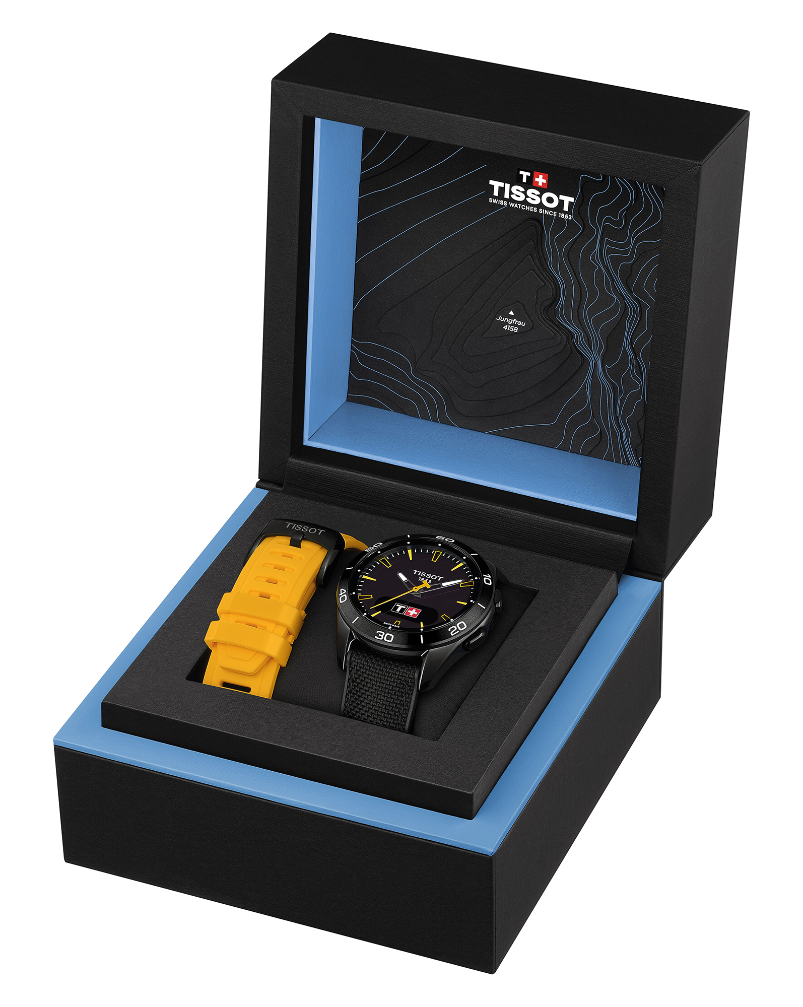 T1534204705106 smartwatch czarny sportowy T-Touch Connect Solar pasek - miniatura 11