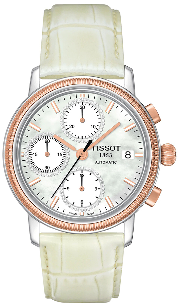 Tissot BRIDGEPORT AUTOMATIC VALJOUX LADY 18K GOLD T71.1.480.76