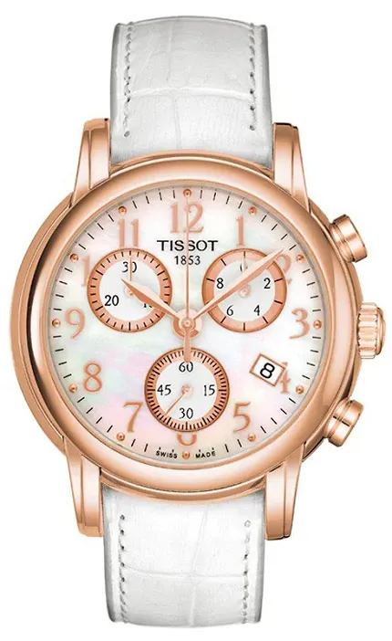 Tissot T906.217.76.112.00 T-Gold Chronograph 18K Rose Gold - zdjęcie 1