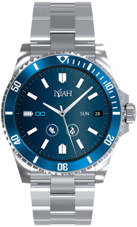 NIAH Neptune Srebrny Techmade NH-NEPTUNE-BL 