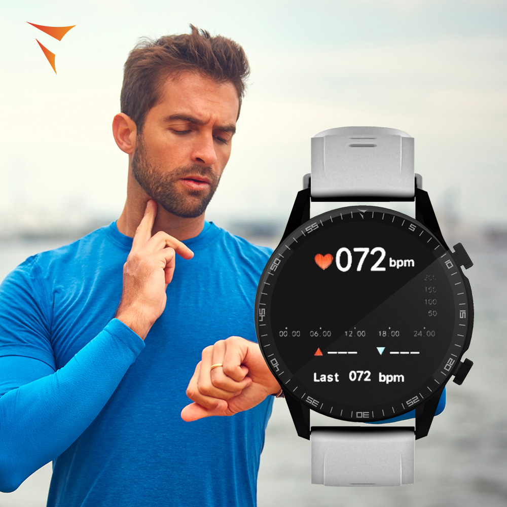 Techmade TM-ROCKS-GR Rocks Smartwatch Rocks Green zegarek męski sportowy z tworzywa sztucznego - miniatura 8