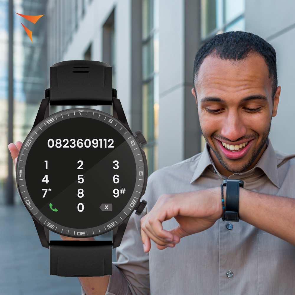 Techmade TM-ROCKS-GR Smartwatch Rocks Green Rocks sportowy zegarek czarny - miniatura 9