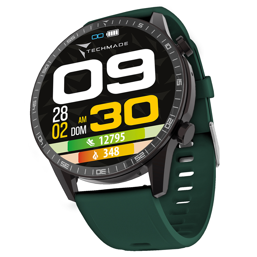 Techmade TM-ROCKS-GR Smartwatch Rocks Green zegarek sportowy Rocks - miniatura 2