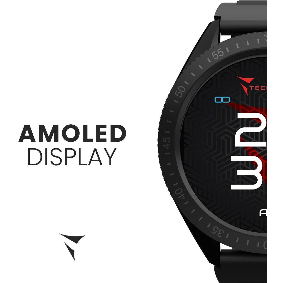 Techmade TM-ROCKS2-FBKG Rocks 20 Czarny + Grafitowy Wymienny Bezel zegarek sportowy Rocks 20 - miniatura 4