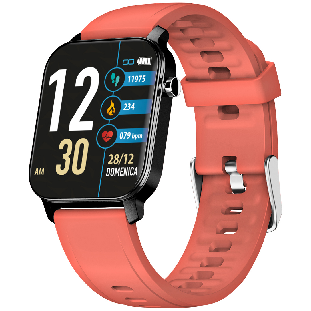 Techmade TM-TWX-COR Smartwatch TechWatch X Coral zegarek sportowy TechWatch X - miniatura 2
