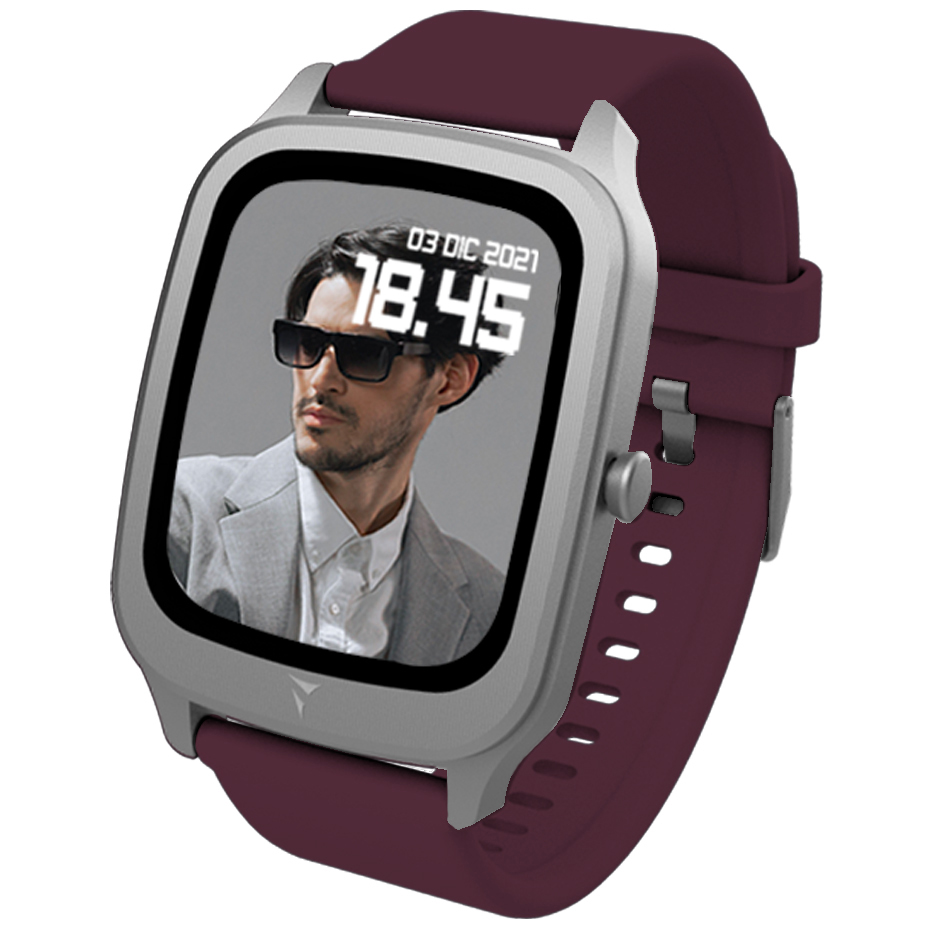 Techmade TM-VISION-DRED zegarek srebrny sportowy Vision pasek