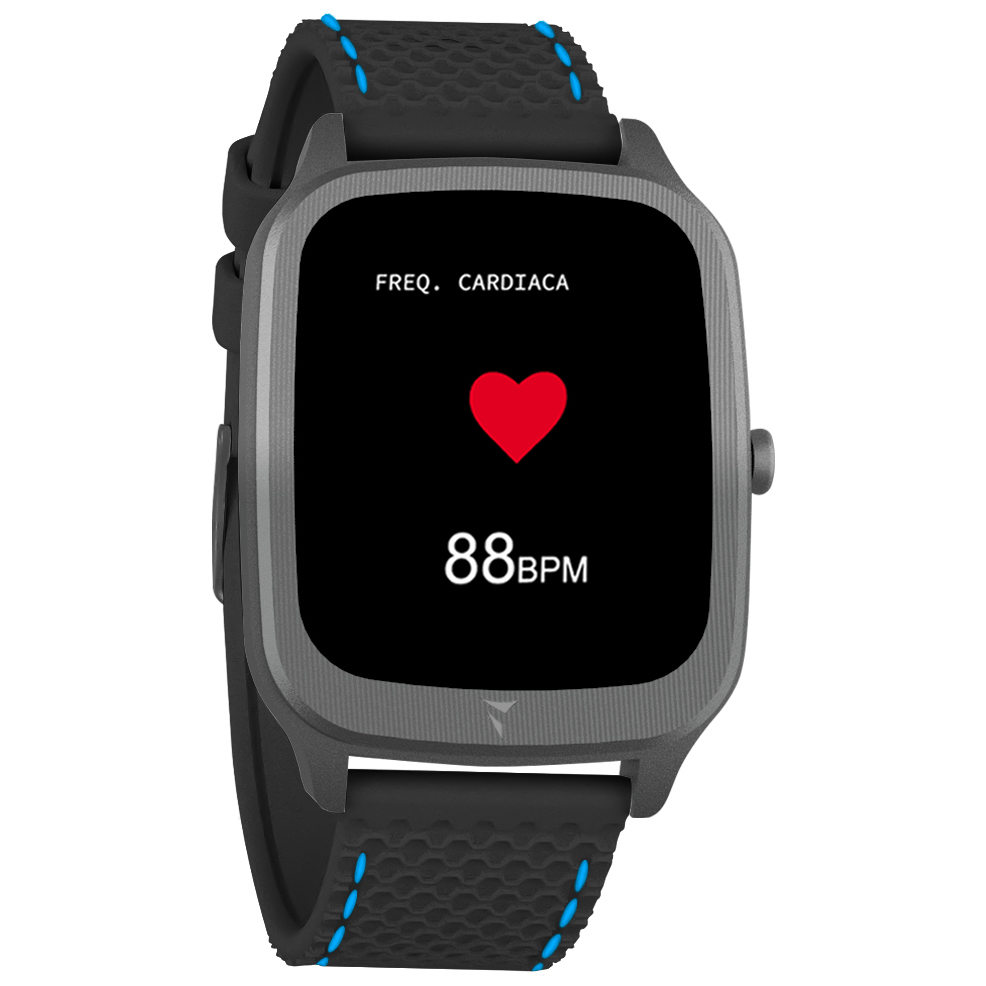 Techmade TM-VISIONB-BKSB Smartwatch Vision Black Blue zegarek sportowy Vision - miniatura 2