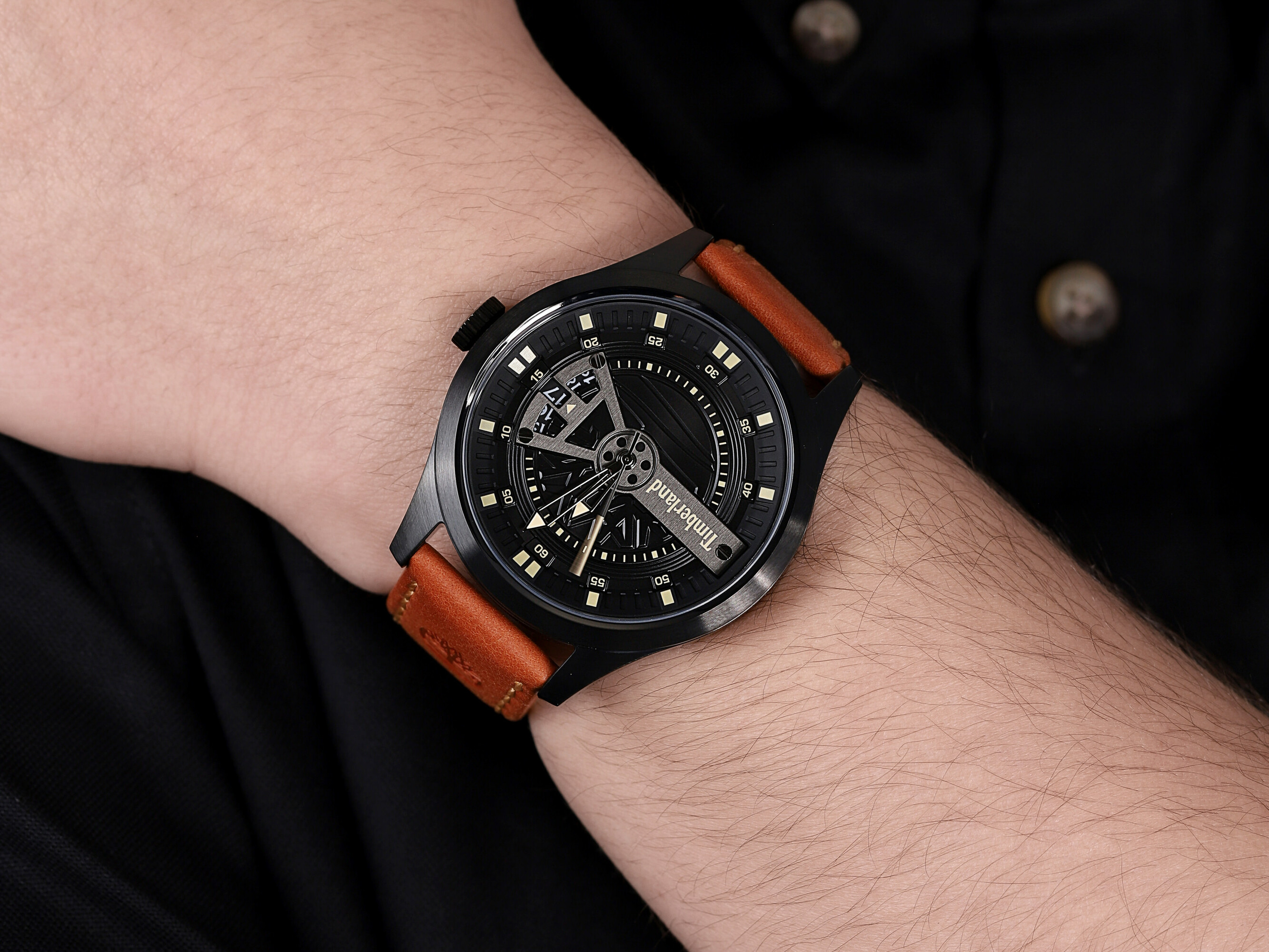 Timberland TBL.15930JSB-02 męski zegarek Nortbridge pasek - miniatura 4