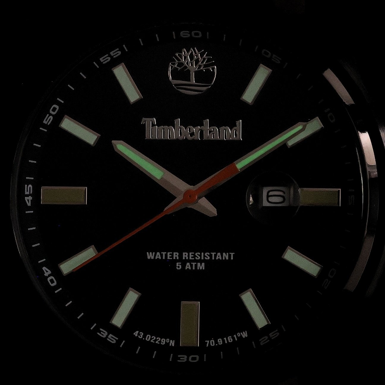 Timberland TBLTDWGB0010801 ORFORD Męskie klasyczny zegarek czarny - miniatura 5