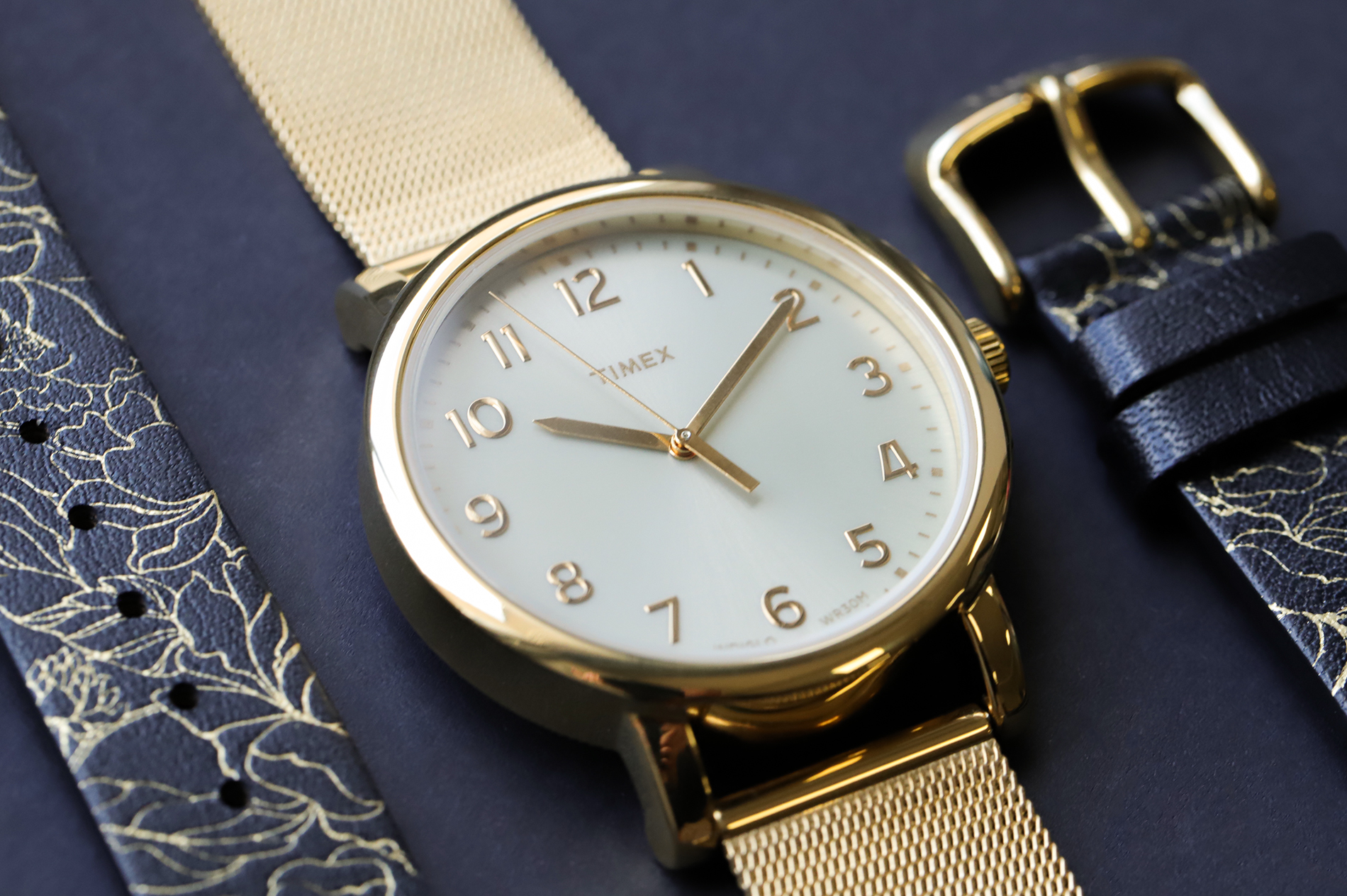 Timex T2N598 SET U40700 Originals fashion-modowy zegarek złoty - miniatura 5