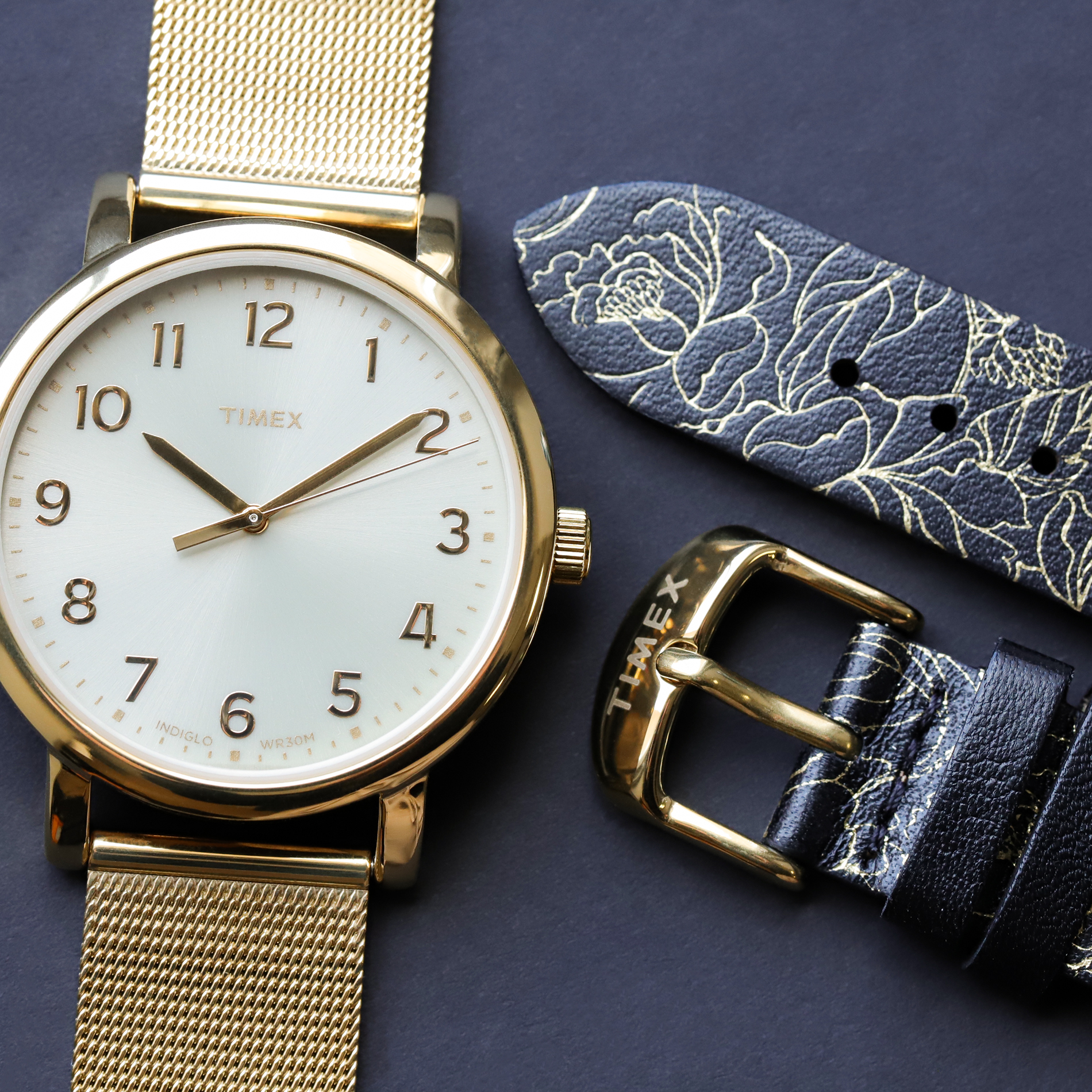 Timex T2N598 SET U40700 zegarek złoty fashion-modowy Originals bransoleta - miniatura 4