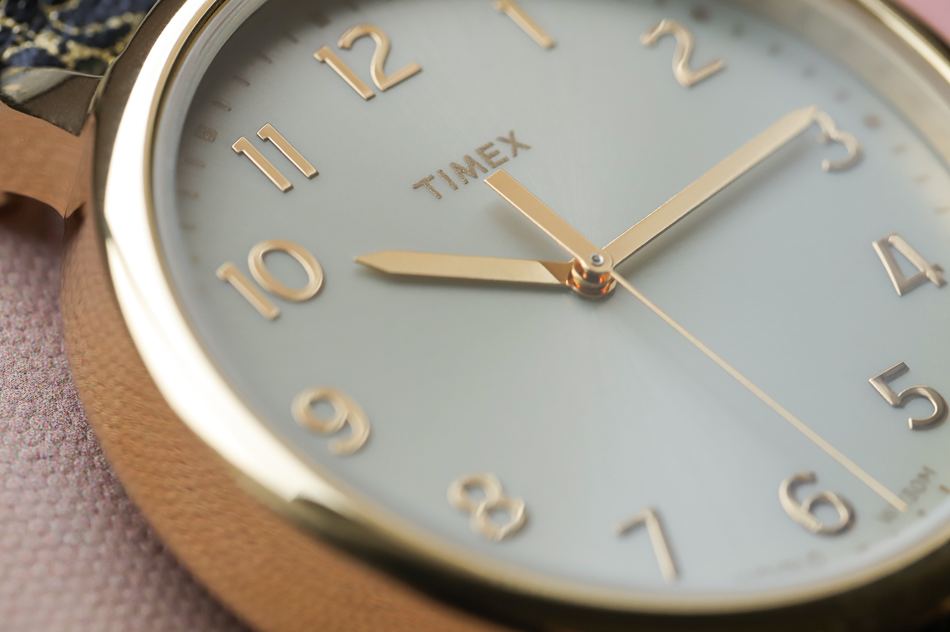Timex T2N598U40700 Originals fashion-modowy zegarek złoty - miniatura 5