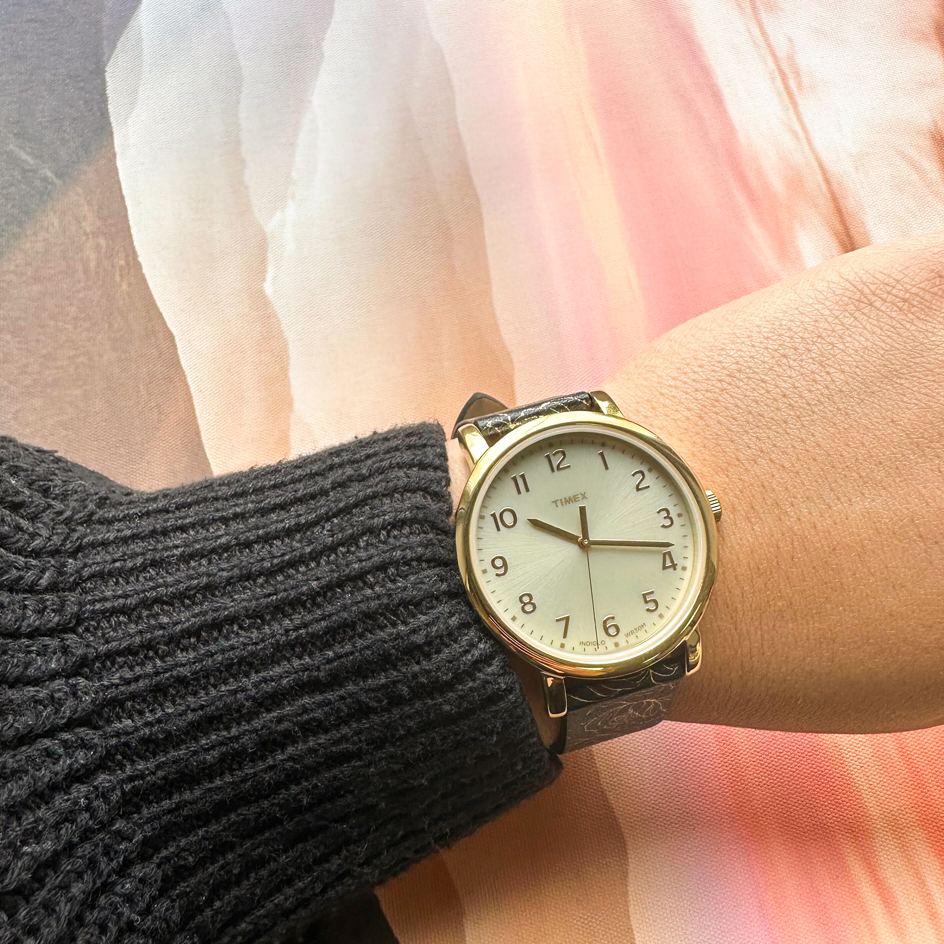 Timex T2N598U40700 zegarek damski Originals złoty - miniatura 8