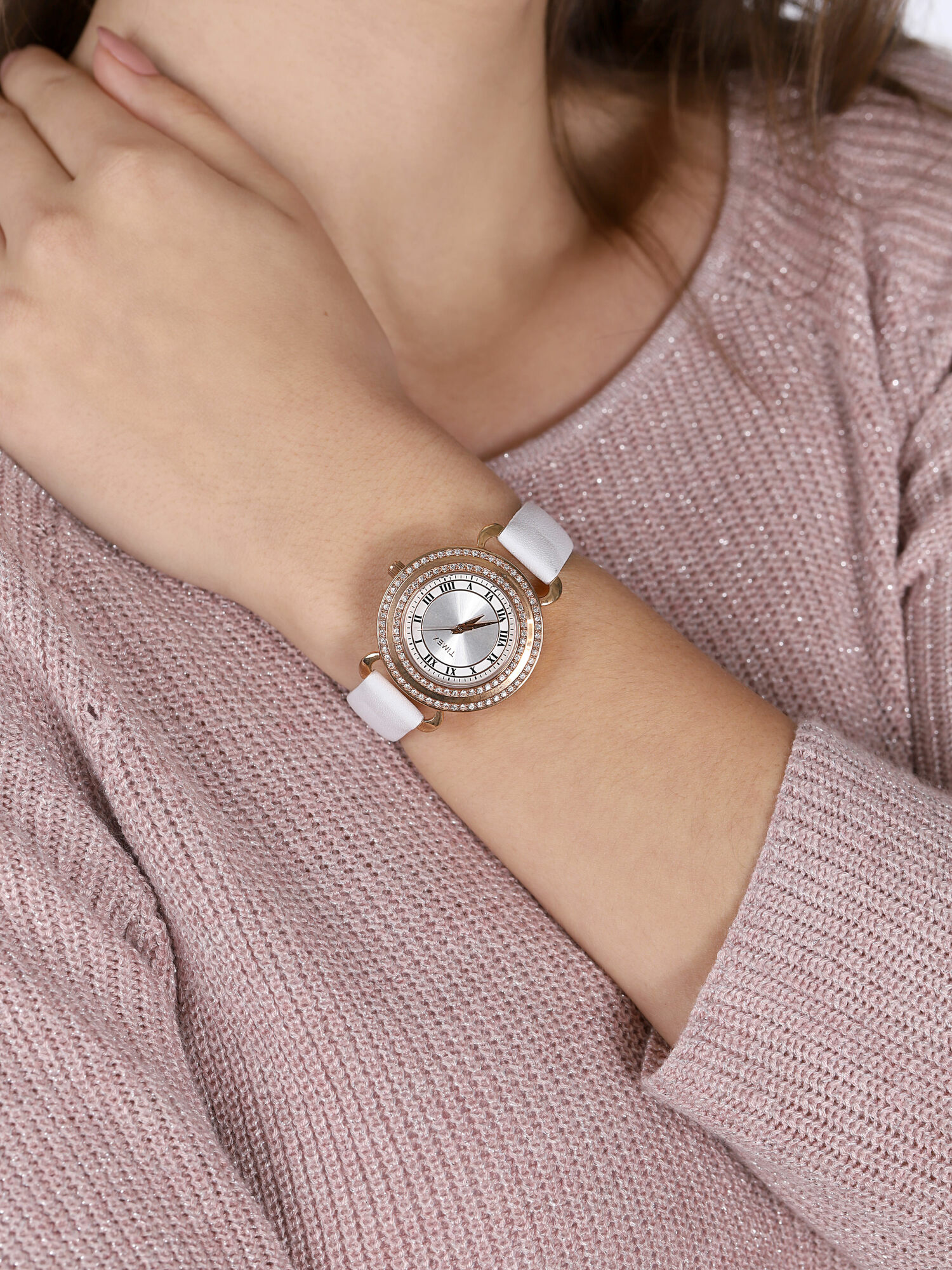 Timex T2P230 damski zegarek Diamond pasek - miniatura 3