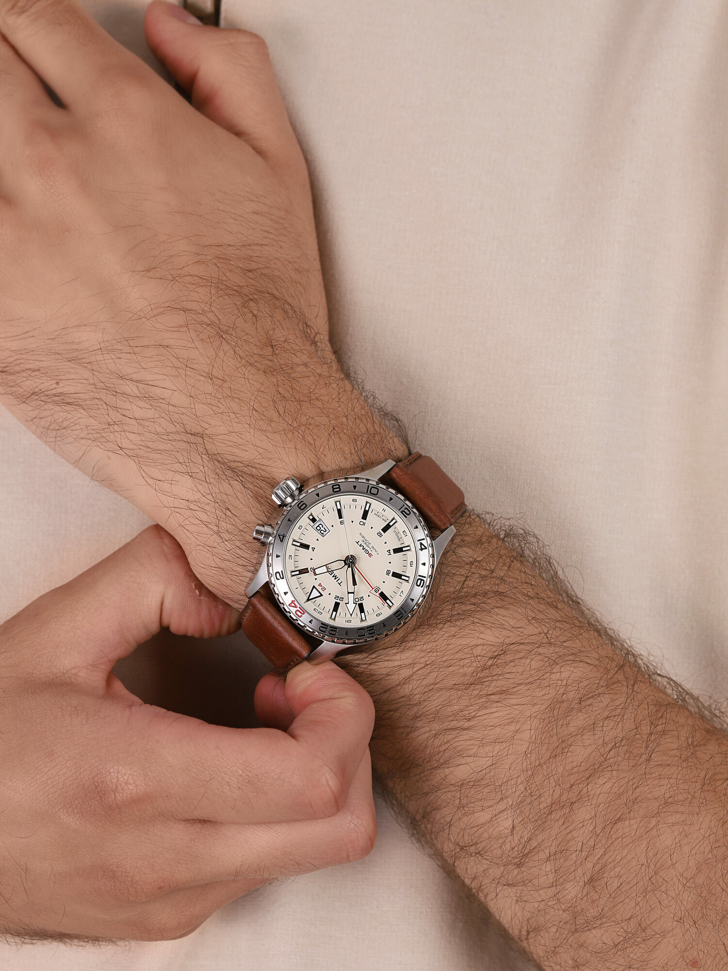Timex T2P426 Intelligent Quartz 3-GMT zegarek fashion/modowy Intelligent Quartz - miniatura 3