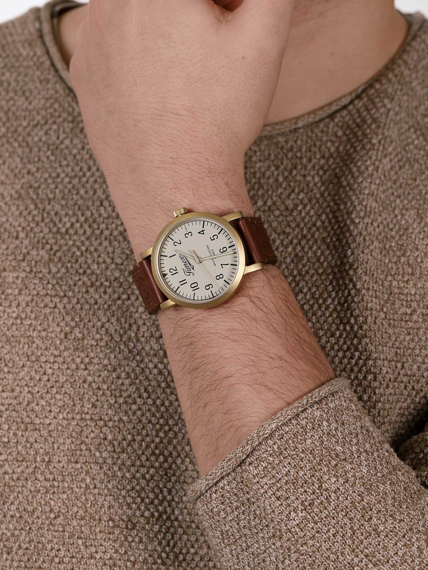 Timex TW2P96700 zegarek złoty fashion/modowy Originals pasek - miniatura 3
